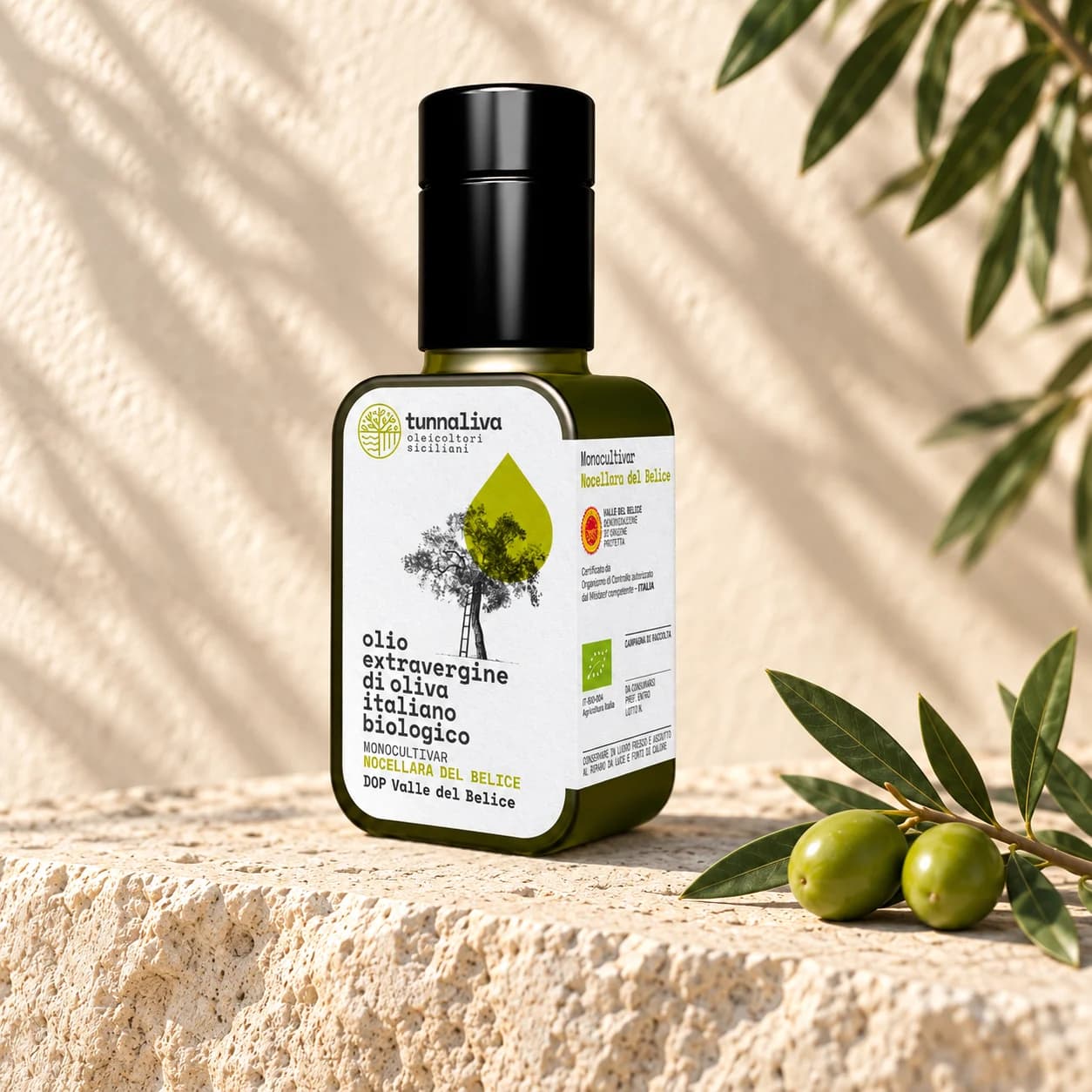 Olio extravergine bio DOP Valle del Belice — Bottiglia 100 mL