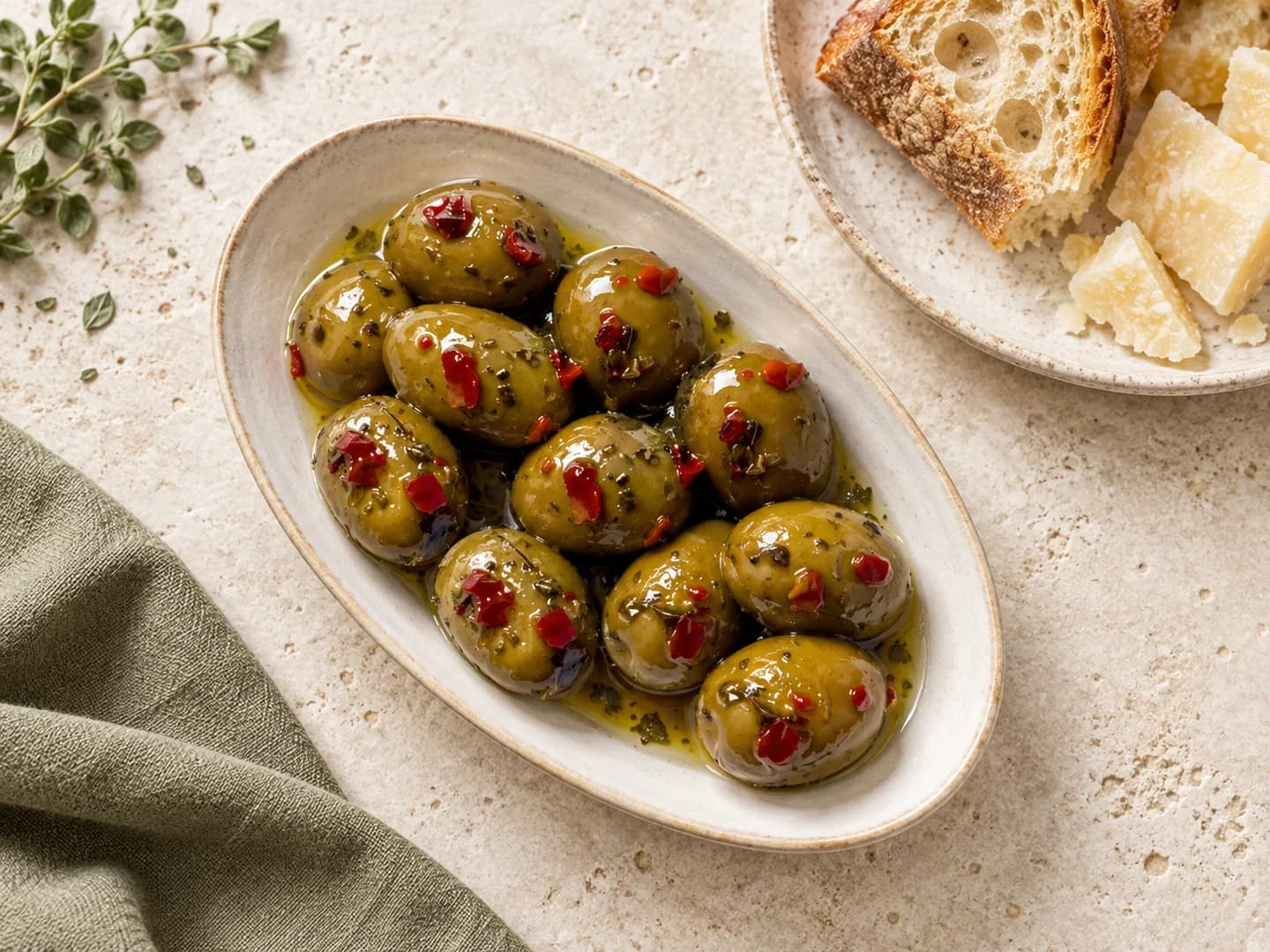 Des olives à partager